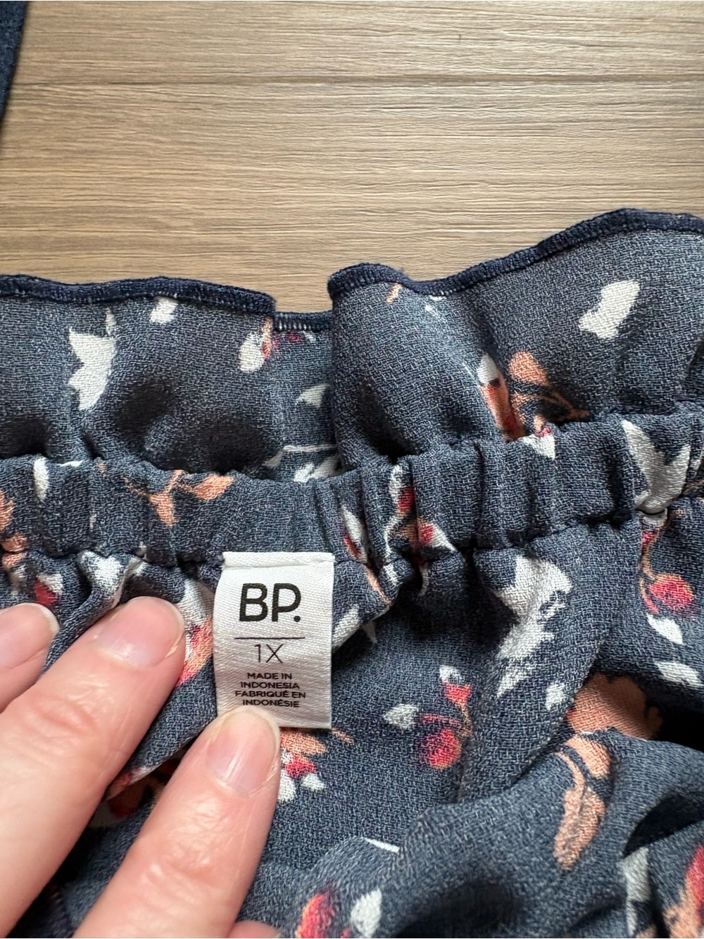 BP Floral Ruffle Crop Top - Picture 4 of 6